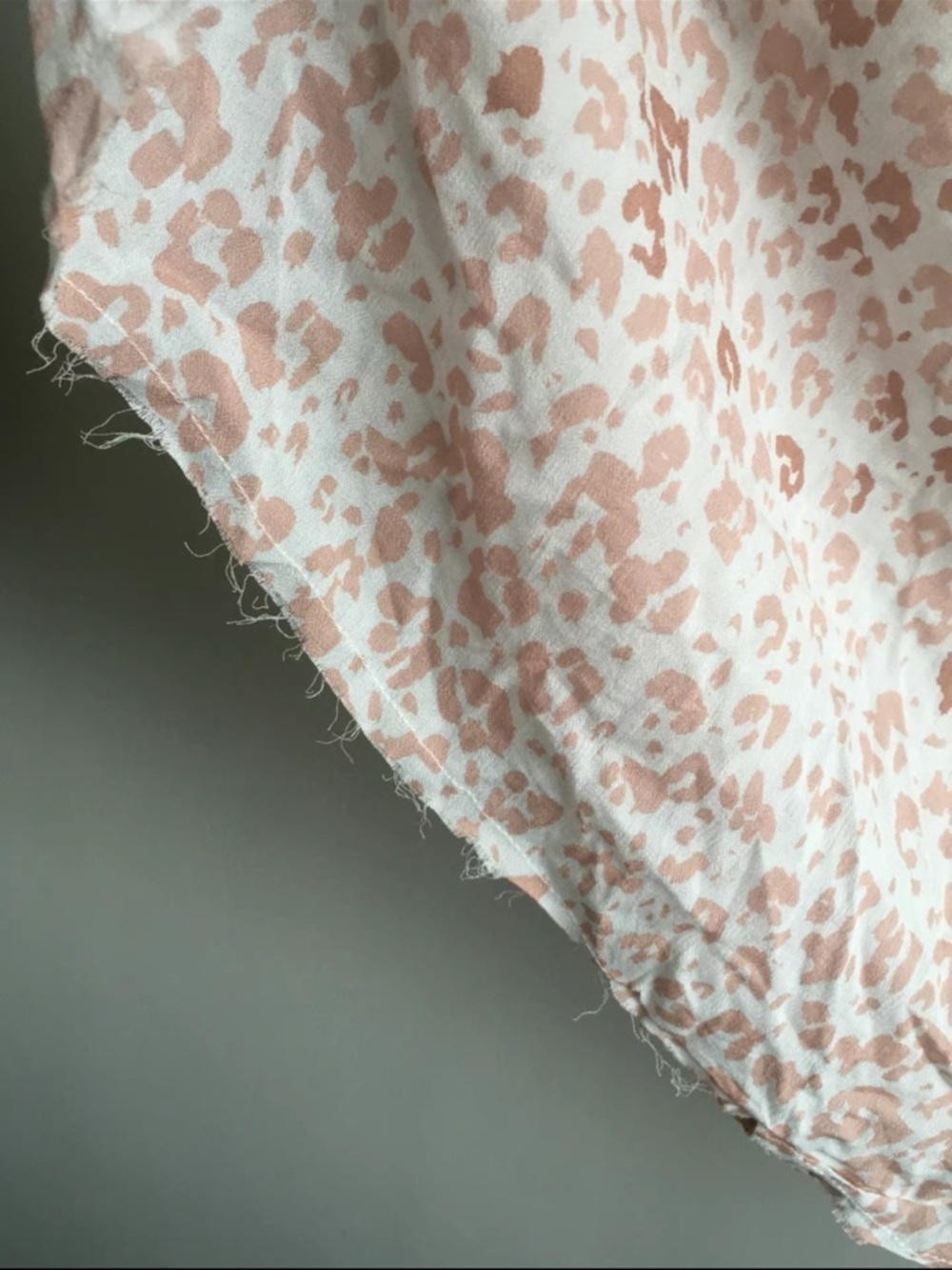 Free People Camisole with Blush Pink and Brown Leopard Print - Picture 4 of 5